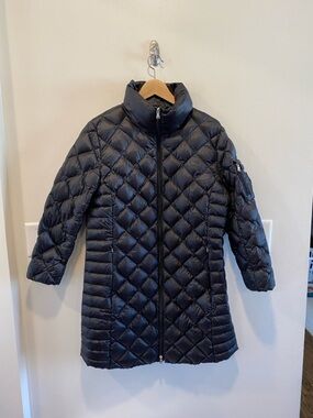 Lauren Ralph Lauren womens down Parka size Large 90% down quilted packable black